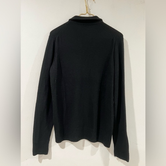 Theory cashmere black sweater men’s  SZ S - Picture 5 of 14